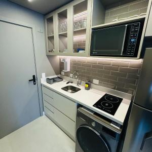 Studio Novo Moderno com Máquina de Lavar Privativa