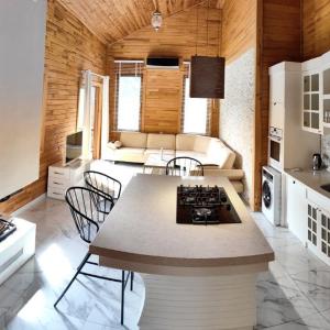 cedar villa with nature views