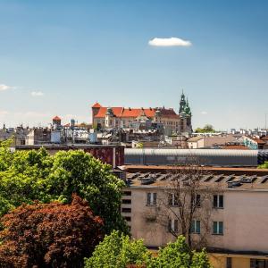 Unique Studio Apartment with 2 balconies with Wawel Castle and city views