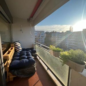 Möbelierte Wohnung mit Balkon zwischen Bahnhof und St Jakob