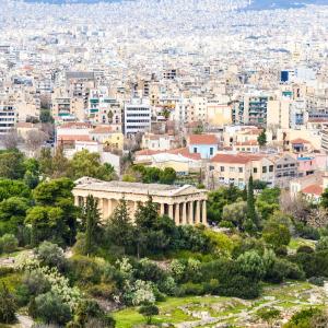 Athens Thissio metro stop 10 min to the Acropolis