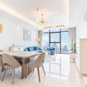 Stunning 62nd Floor Home with Burj View