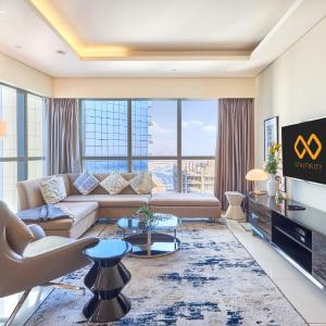 Spacious 2 Bedroom Apartment in DAMAC Towers by Paramount Dubai with Pool Gym Free Parking Sleeps 4 by Stayfinity
