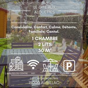 Appart rénové - jardin privé & terrasse - Aurillac