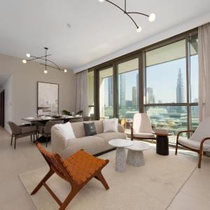 Elite Escape - 3 BHK Burj View & Dubai Mall Access