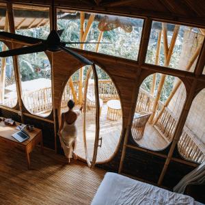 Tropical Bali Bamboo Villa - 7 Minutes from Canggu