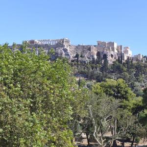 Thiseio Acropolis and Temple of Hephaestus View