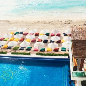 Caribbean Ocean view at the hotel zone