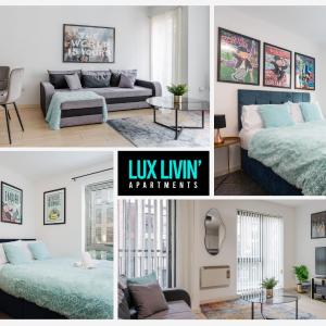 Lux Livin' Apartments - Luxury 2 Bed Apartment City Centre Free Parking