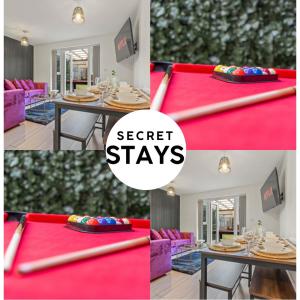 Luxury 5 bedroom House With FREE Parking and Pool Table