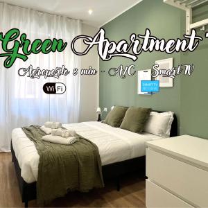 Green Apartment - Airport 8 min - AC - Smart TV