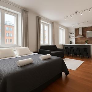 City Home Finland Ratina - Spacious Studio with Own SAUNA and Great Location Next to Uros Live Arena