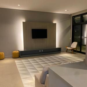 Quarto Individual Confortável em resort no Brás