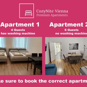 CozyNite Premium Apartment Hauptbahnhof 1+2