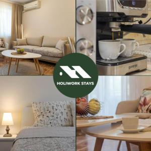 1BR Nomad-friendly Apartment 15mins walk to city centre with designated Workspace