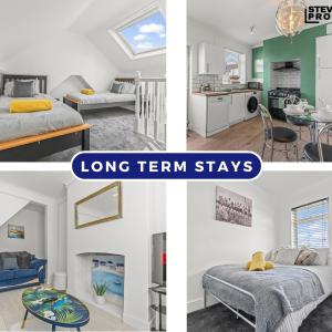 Long Stay Swindon Comfy 3Bed House 6Guests WiFi