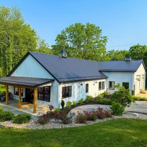 Luxury Barndo with Hot Tub, Indoor Sports Court, Private Acreage, and Near Notre Dame
