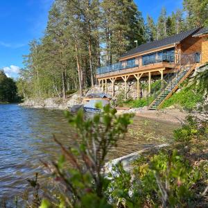 Lilla älg -Ferienhaus am Älgsjön