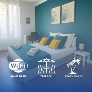 Superbe Appartement 2 pièces Lumineux, Proche de la plage, Climatisé