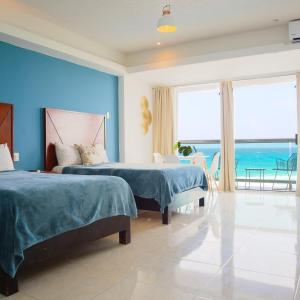 Oceanview 1 min walk to Coco B, pool, beach