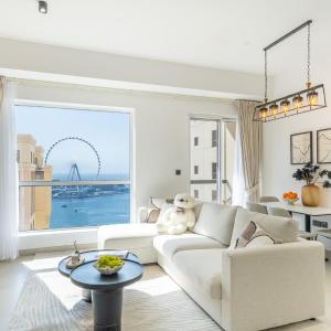 High-Floor 1BR New Design Steps to JBR Beach