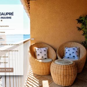 Appartement avec vue mer et place de stationnement privée