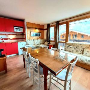 Charmant 2P rénové avec balcon, proche commerces, casier à ski et parking, Plagne 1800 - FR-1-351-160