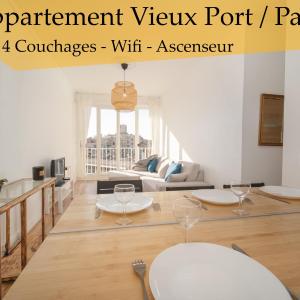 Appartement tout équipé 2 à 4 couchages au cœur du Vieux Port Panier