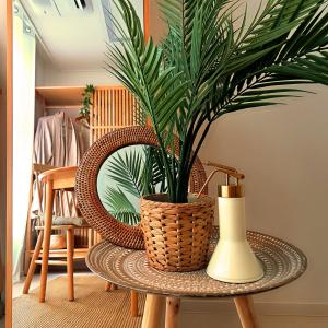 3-Min Walk from Achasan Station, 2-Bedroom Bali Mood Stay with Hinoki Aroma