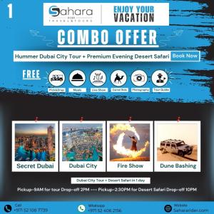 Luxury Evening Desert Safari in Hummer H2, BBQ Dinner and Belly Dance