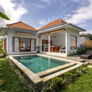 brand new villa in rice fields - private pool