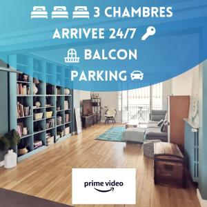 Grand Appartement Familial, Tours Centre, Parking