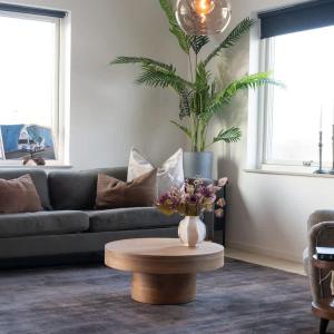 Chocolaty Warmth Home 3BR Flat with Cozy Balcony