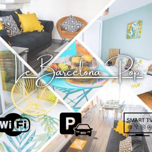 Duplex- T2 Barcelona Pop - Climatisé - Terrasses - Parking - Vue canal
