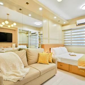 The Sunny Flat at Fame Residences near SM Megamall, Shangrila