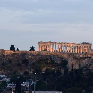 Acropolis view family big veranda by Zeussuites