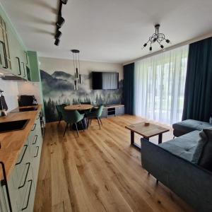 Zielony apartament w Wileńska Park i prywatne miejsce w garażu podziemnym