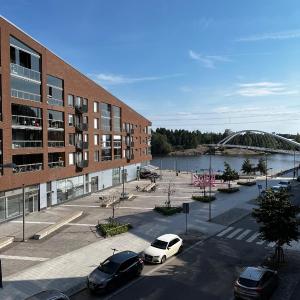 Great two bedrooms apartment with a private sauna and a sea view from the balcony close Helsinki center