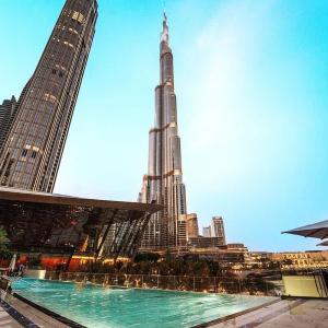 New 1BR Burj view- Infinity Pool - Dubai Mall