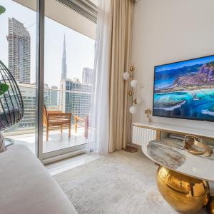 Wohnung mit Blick auf den Burj Khalifa im Stadtzentrum von Dubai