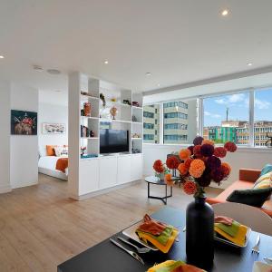 Large Cosy Studio Apartment Next To Stadium With Gym