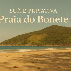 Suíte casal privativa com varanda praia do Bonete, Ilhabela