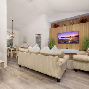 Modern Retreat Pool and Game Room