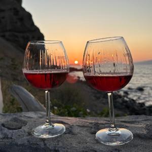Cave of Love Seafront Sunset View Santorini