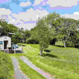 The Mallard Shepherd's Hut with Hot Tub