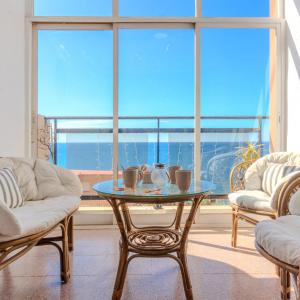 Infinite view of Tabarca near the sea and airport