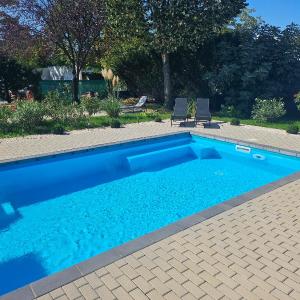 Pool and apartment