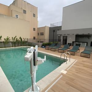 Studio 509 Moderno Piscina Gym e Portaria 24h