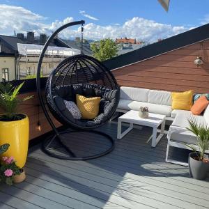 Stylish Grünerløkka penthouse with rooftop terrace