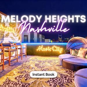 Rooftop Deck Game Room City Views in Nashville